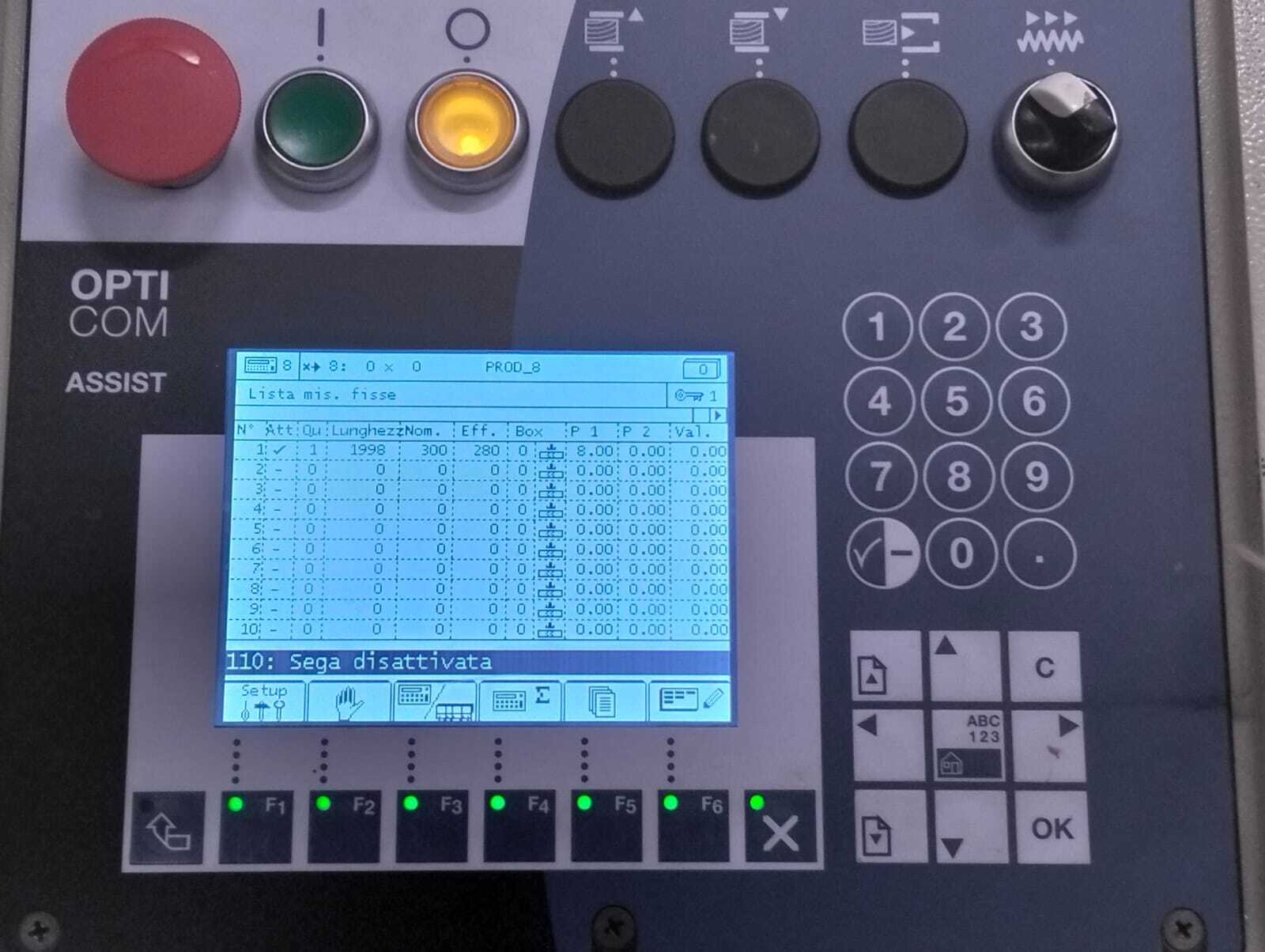 WEINIG TRONCATRICE USATA