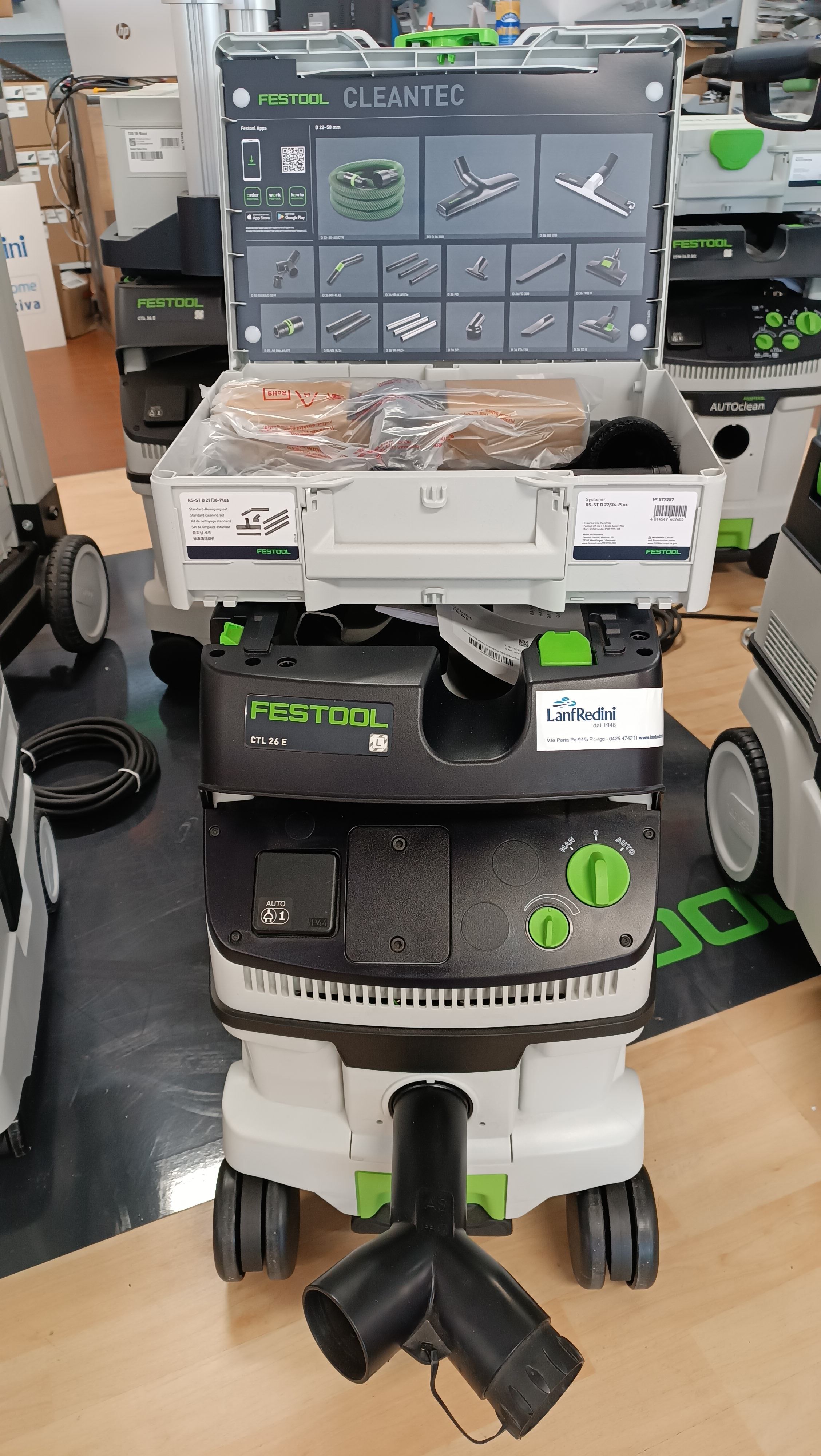 Aspiratore Festool CTL 26 E con Kit di pulizia