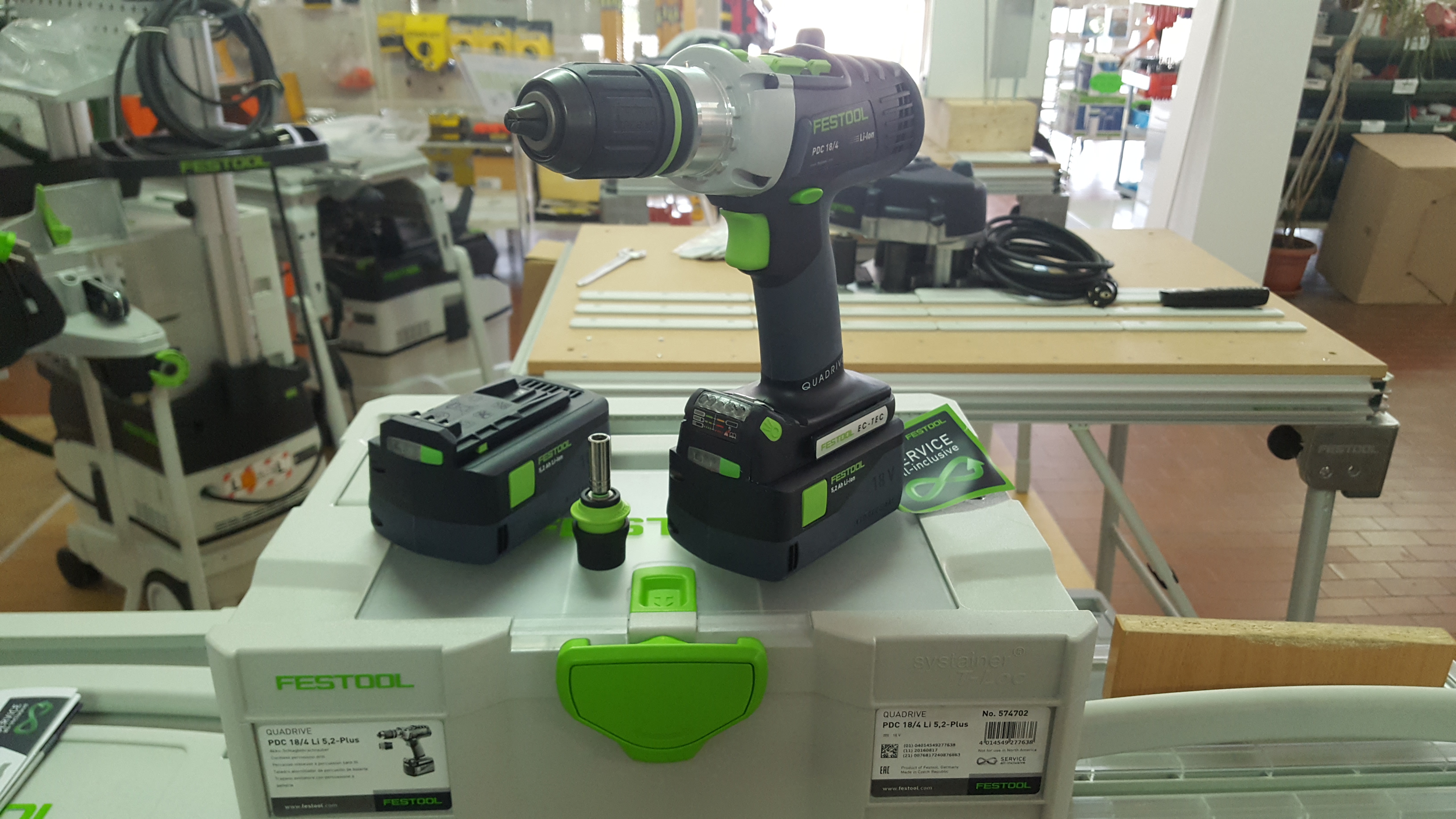 Trapano avvitatore con percussione a batteria Festool